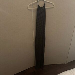 ZARA never worn Shimmer Polyamide Halter dress